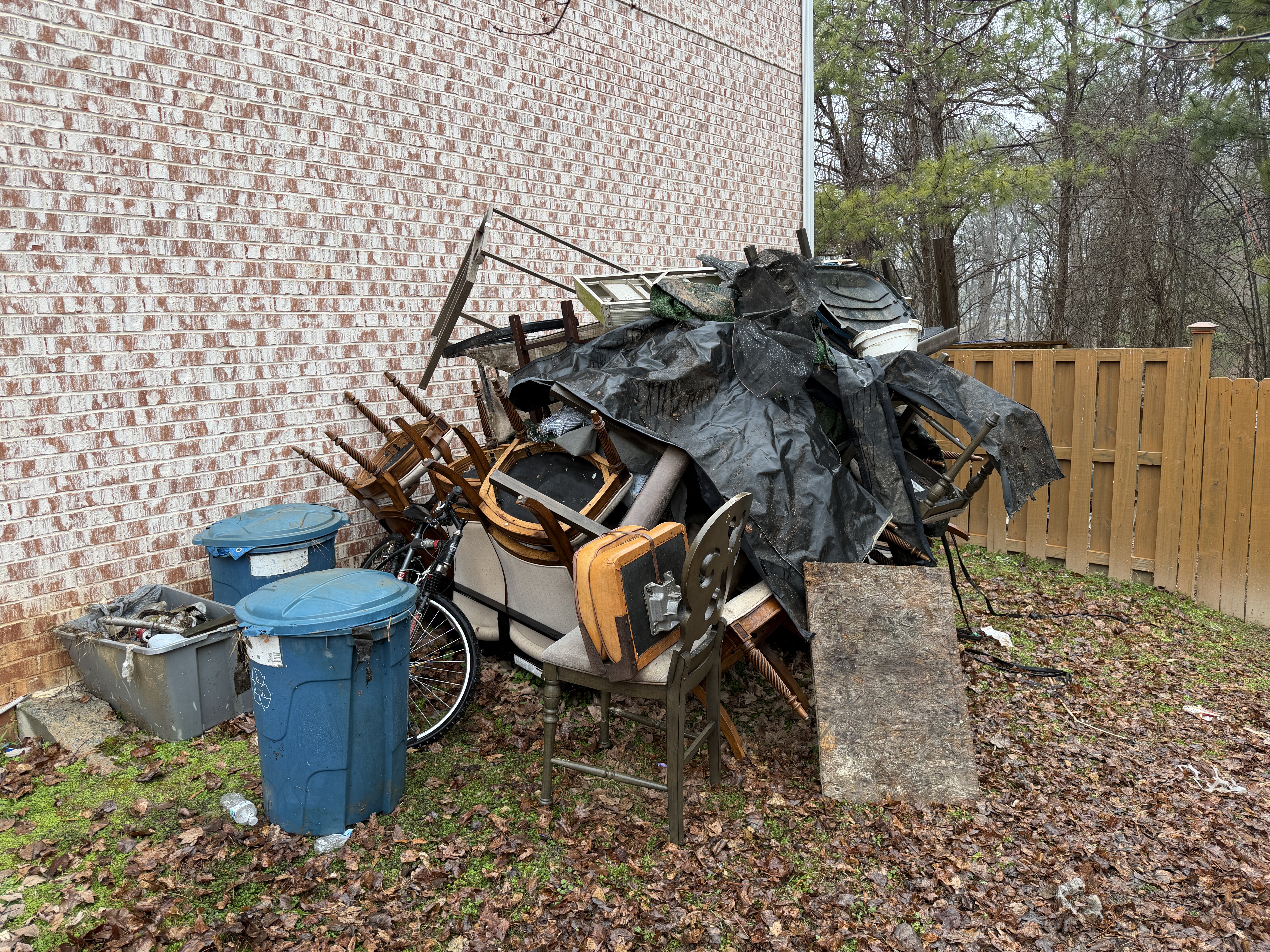 Junk cleanout project in action